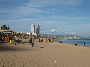 Beach in Barcelona